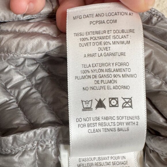 Patagonia Ultralight Down Jacket – Women’s XS – Silver Gray - Picture 8 of 14